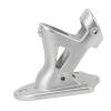 Flag Pole Holder 316 Stainless Steel Flagpole Bracket Mounting Base Heavy Duty Flag Bracket for Yacht Boat Fishing Boat (Electroplated view 1
