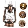 HOOTNEE 1pc Retro Kerosene Lamp Brightness Led Charging Outdoor Lantern for Camping Hiking and Emergencies Warm Antique Finish view 2