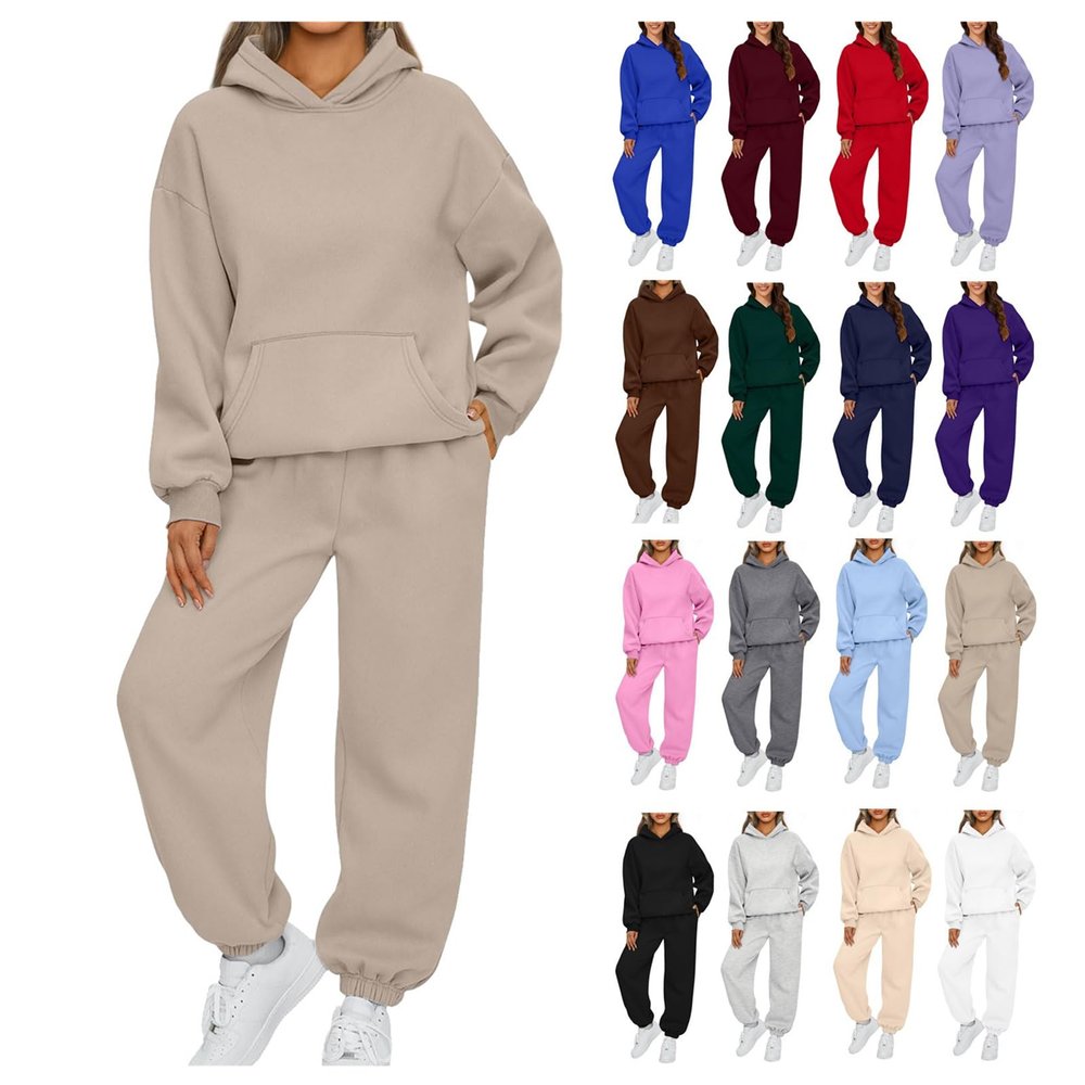2 Piece Sets for Women Fall Matching Sweat Sets for Women Women's Athletic Clothing Sets Lounge Set Lounge Set Sweatset for Women Plus Size Two Piece Sets for Women Sweat