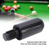 POENVFPO Pool Extension, Versatile 2 Inch Carbon Fiber Billiard Stick End Extended Adapter with Bumper for Length Increasing view 4
