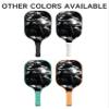 KUAVETO Carbon Fiber Pickleball Paddles Set, All The DIY Fun You can Have with Motorcycle-BV1714 Pattern Custom Made Honeycomb Polymer Core- Includes 2 Paddles, 4 Balls, and a Carry Bag view 2