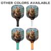 KUAVETO Carbon Fiber Pickleball Paddles Set, All The DIY Fun You can Have with Squirrel-BN3269 Pattern Custom Made Honeycomb Polymer Core- Includes 2 Paddles, 4 Balls, and a Carry Bag view 2