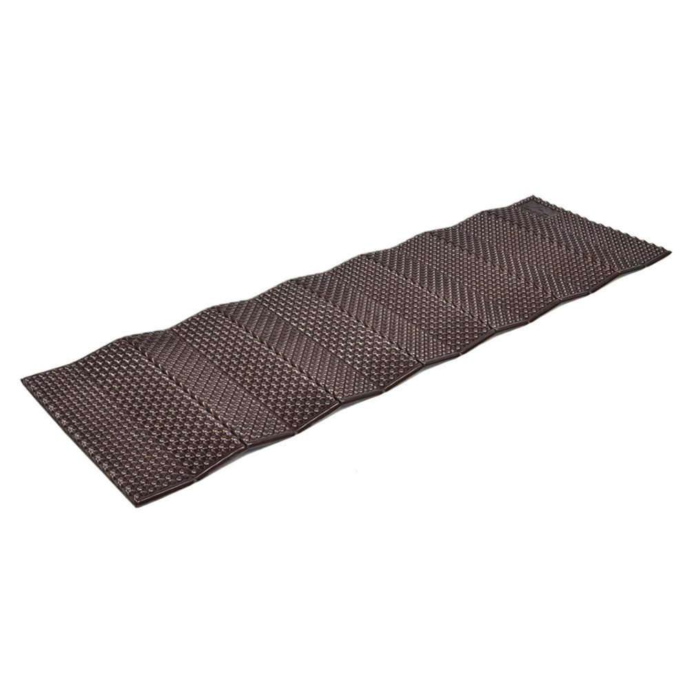 Camping Mat Portable Sleeping Pad Picnic Foam Bed Mattress Travel Trekking Equipment Blanket Waterproof Moistureproof(Brown)