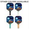 KUAVETO Carbon Fiber Pickleball Paddles Set, All The DIY Fun You can Have with Motorcycle-BV1457 Pattern Custom Made Honeycomb Polymer Core- Includes 2 Paddles, 4 Balls, and a Carry Bag view 2