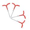 GOOHOCHY 4pcs Spiral Tent Pegs for Ice Fishing Heavy Duty Stakes Grip Ground Anchors for Camping and Ice Use view 1