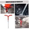 GOOHOCHY 4pcs Spiral Tent Pegs for Ice Fishing Heavy Duty Stakes Grip Ground Anchors for Camping and Ice Use view 3