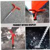GOOHOCHY 4pcs Spiral Tent Pegs for Ice Fishing Heavy Duty Stakes Grip Ground Anchors for Camping and Ice Use view 4