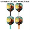 KUAVETO Carbon Fiber Pickleball Paddles Set, All The DIY Fun You can Have with Squirrel-BN3125 Pattern Custom Made Honeycomb Polymer Core- Includes 2 Paddles, 4 Balls, and a Carry Bag view 2