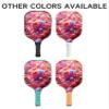 KUAVETO Carbon Fiber Pickleball Paddles Set, All The DIY Fun You can Have with Candy-BV1307 Pattern Custom Made Honeycomb Polymer Core- Includes 2 Paddles, 4 Balls, and a Carry Bag view 2