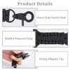 SUPERFINDINGS 2 Pcs Single-Head Tactical Glove Clip Workers' Glove Clip Glove Holder with Elasticized Snap Hook and Black Polyester Strap Gloves Hat Towel Keeper for Belt Bags Strap view 4