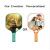 KUAVETO Carbon Fiber Pickleball Paddles Set, All The DIY Fun You can Have with Squirrel-BN3147 Pattern Custom Made Honeycomb Polymer Core- Includes 2 Paddles, 4 Balls, and a Carry Bag view 3