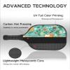 KUAVETO Carbon Fiber Pickleball Paddles Set, All The DIY Fun You can Have with Squirrel-BN3986 Pattern Custom Made Honeycomb Polymer Core- Includes 2 Paddles, 4 Balls, and a Carry Bag view 4