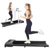 3-in-1 Walking Pad for Walking and Jogging - Low Noise, Under Desk Use for Home/Office with LED Display & Remote Control, Portable & Installation-FreeGrey view 1