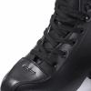 SCNUT Skates Women's Men's High Top Black PU Leather Classic Double Row Adjustable Outdoor Indoor Quad Skates and Roller Derby (Black Wheel, 46-Women's 12 / Men's 11) view 3
