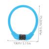 BESPORTBLE 4pcs Bike Lock Chain Theft Coded Lock for Motorbikes and Electric Vehicles Password view 2