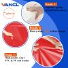 VANCL 72" Gym Wall Padding Basketball Gym Padding Wall Pads Waterproof High-Density Protection Wall Pads for Gymnasium Wall Padding Panel Safety Red[7 Pack] view 4