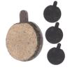 BCOATH 4pairs Durable Mountain Bike Brake Pads Semi-Metallic Disc Brake Replacement for Road and Electric Bikes Practical Cycling Accessories for Enhanced Braking Performance