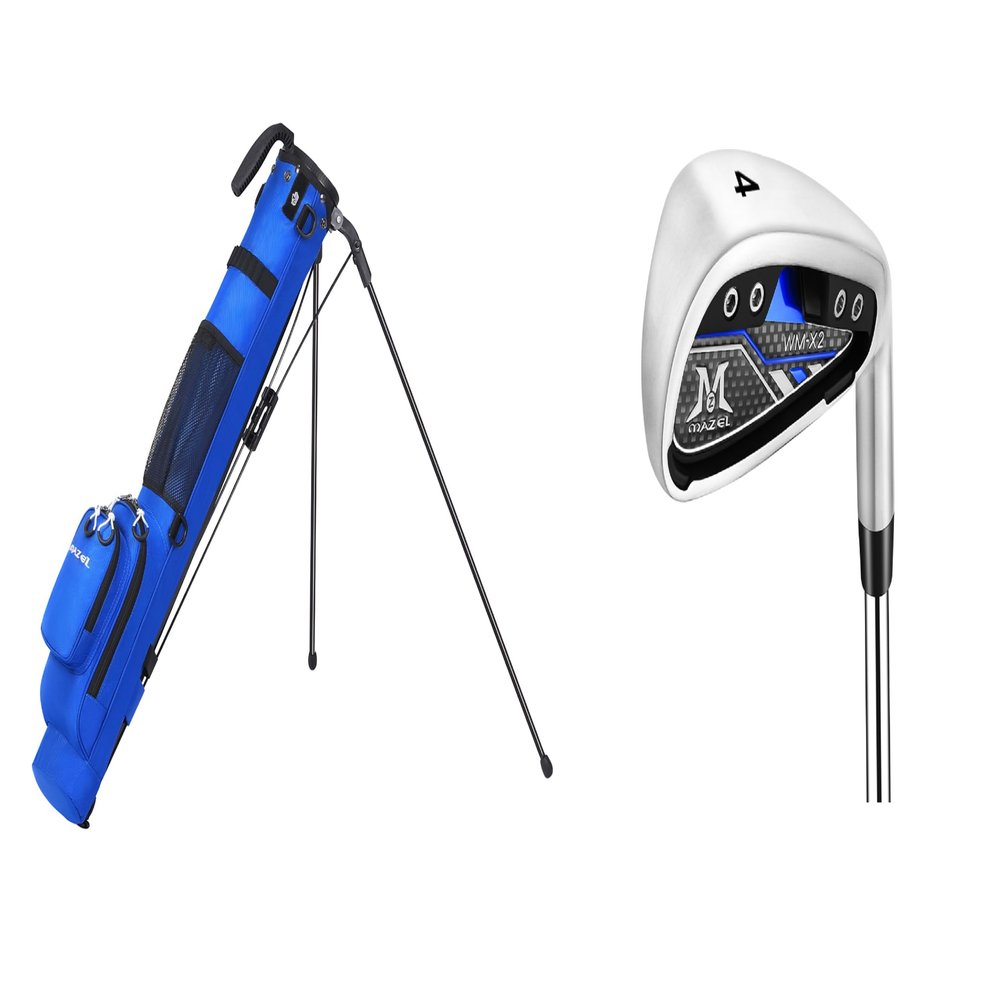 MAZEL Golf Bag & Golf Club,Bundle of 2