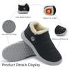 HAJINK Winter Boots for Women Lightweight Comfortable Plush Waterproof Stylish Solid Color Ladies Ankle Shoes(Black,7) view 2