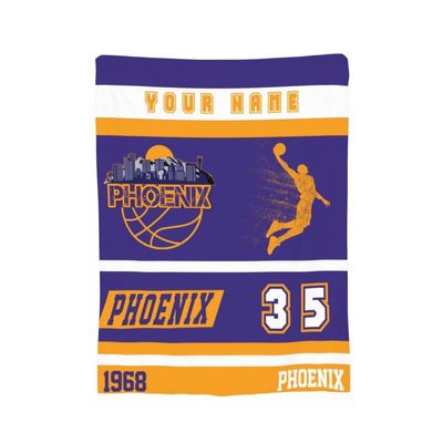Jykuvtf Custom Blanket Personalized Throw Blanket Customized Fleece Blanket with Name Numbers Fans Gifts Mens Kids