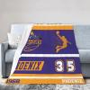 Jykuvtf Custom Blanket Personalized Throw Blanket Customized Fleece Blanket with Name Numbers Fans Gifts Mens Kids view 3