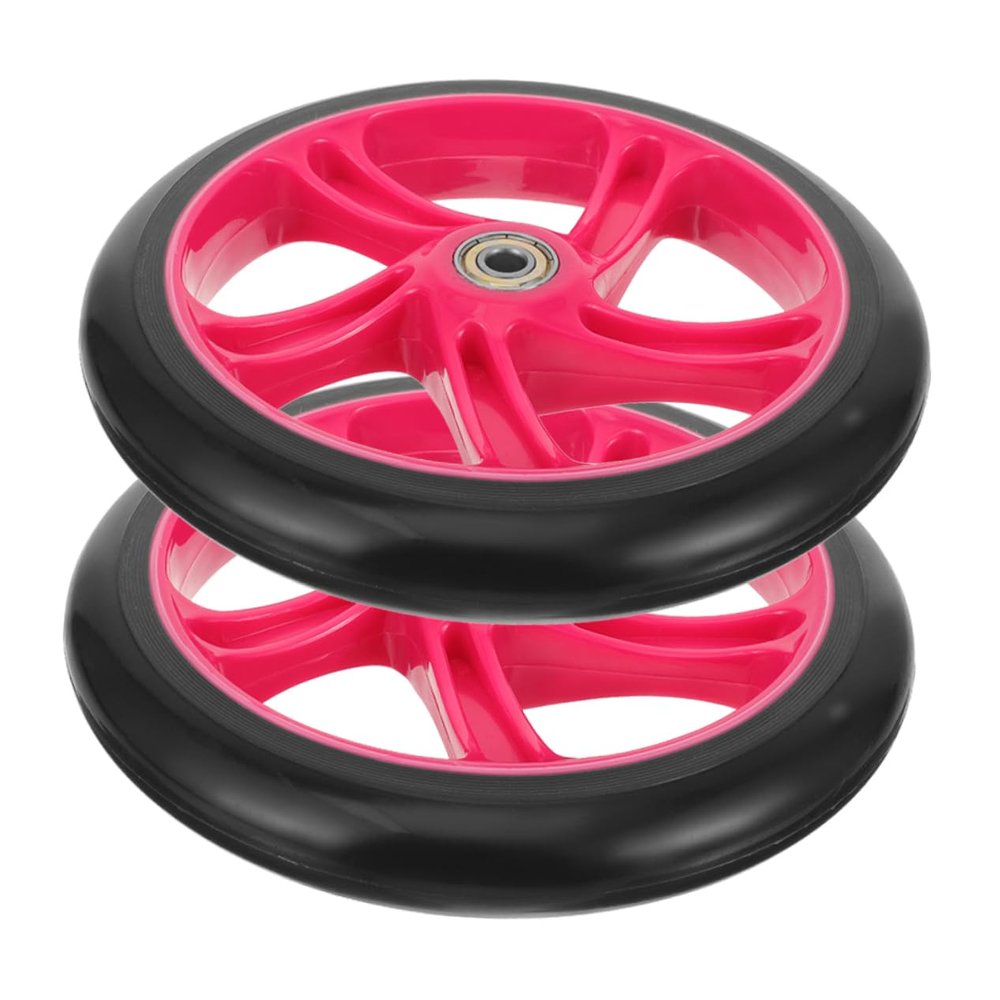 BESPORTBLE High-elastic Scooter Replacement Wheels Pu Solid Wheel for Electric Scooter