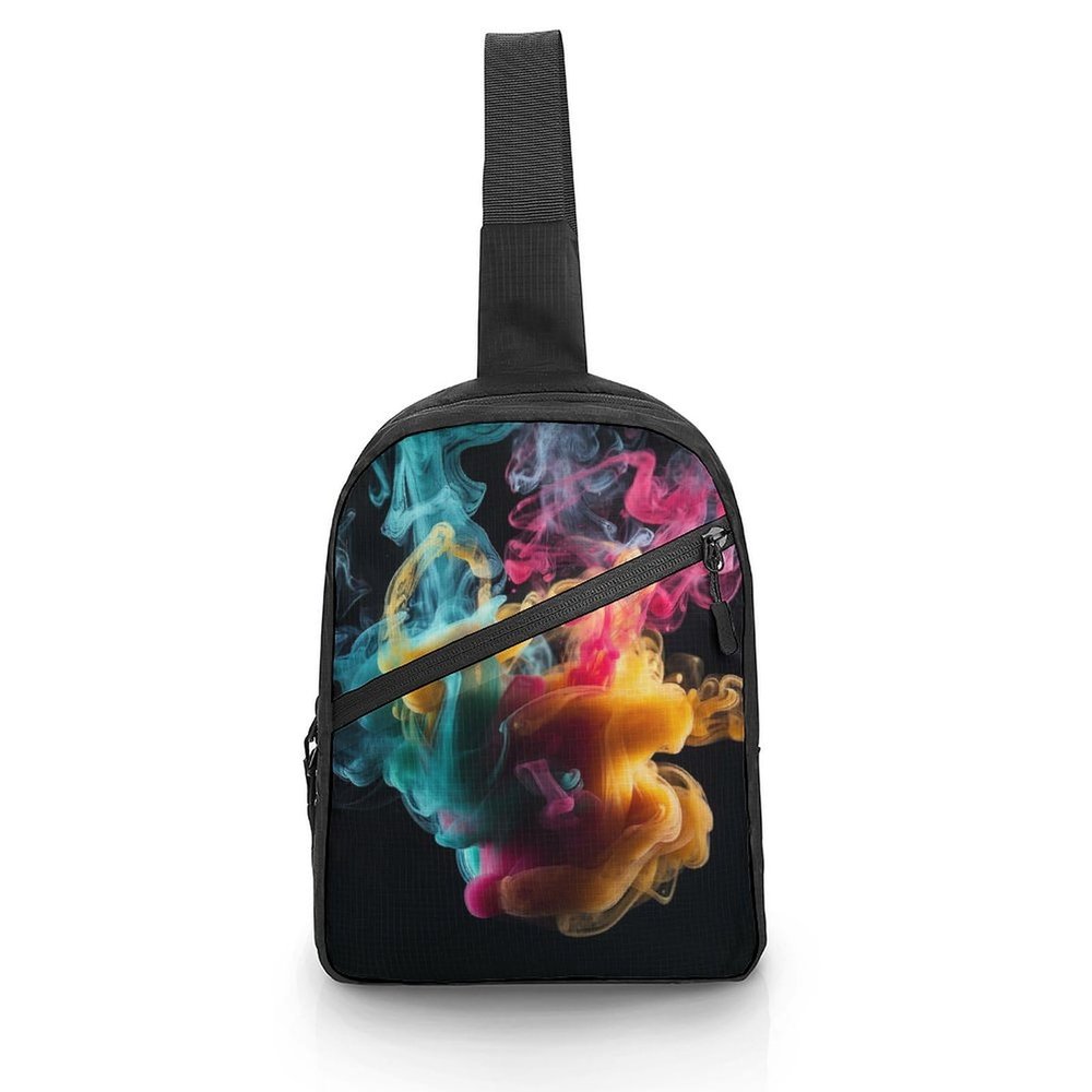 NQLYUT Crossbody Bag for Women Men Chest Bag Melt In The Water Sling Bag Crossbody Shoulder Bag Sling Backpack