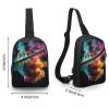 NQLYUT Crossbody Bag for Women Men Chest Bag Melt In The Water Sling Bag Crossbody Shoulder Bag Sling Backpack view 2