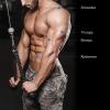 ZJchao Tricep Rope Pull Down Cable, Pull Down Rope Single Grip Tricep Bicep Exercise Rope Attachment with Storage Pouch for Cable Machines Gym Pulley Workout (Double Grip) view 2