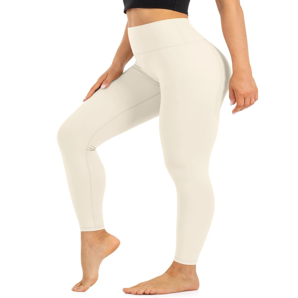 Blisset High Waist Leggings for Women - Opaque, Soft Tummy Control Athletic Pants for Yoga, Running, Workout and Gym