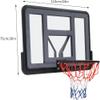Wrobelax Adjustable Basketball Goal PET Backboard & Rim Combo for Indoor/Outdoor Pole Mount - Hoop with Mounting Bracket - Perfect for School Gyms view 2