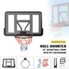 Wrobelax Adjustable Basketball Goal PET Backboard & Rim Combo for Indoor/Outdoor Pole Mount - Hoop with Mounting Bracket - Perfect for School Gyms view 3