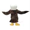 Deluxe Brown Hawk Falcon Eagle Mascot Costume Adult Size for Men & Women with Built-in Fan Inside the Head view 3