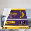 Jykuvtf Custom Blanket Personalized Throw Blanket Customized Fleece Blanket with Name Numbers Fans Gifts Mens Kids view 3