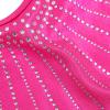 BAOHULU Leotard for Girls Gymnastics Toddler Tank Biketards Shorts Shiny Diamond Kids Dancewear B390_HotPink_100 view 3
