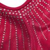 BAOHULU Leotard for Girls Gymnastics Toddler Tank Biketards Shorts Shiny Diamond Kids Dancewear B390_Winered_120 view 3