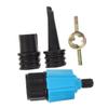 BRIGHTFUFU 1set Inflatable Pump Adapter for Kayak Board Versatile Air Valve Converter Nozzles Material for Electric Hand Foot Pumps view 1