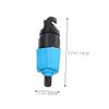 BRIGHTFUFU 1set Inflatable Pump Adapter for Kayak Board Versatile Air Valve Converter Nozzles Material for Electric Hand Foot Pumps view 2