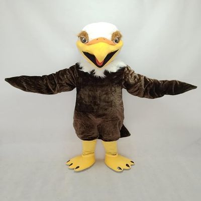 Deluxe Brown Hawk Falcon Eagle Mascot Costume Adult Size for Men & Women with Built-in Fan Inside the Head