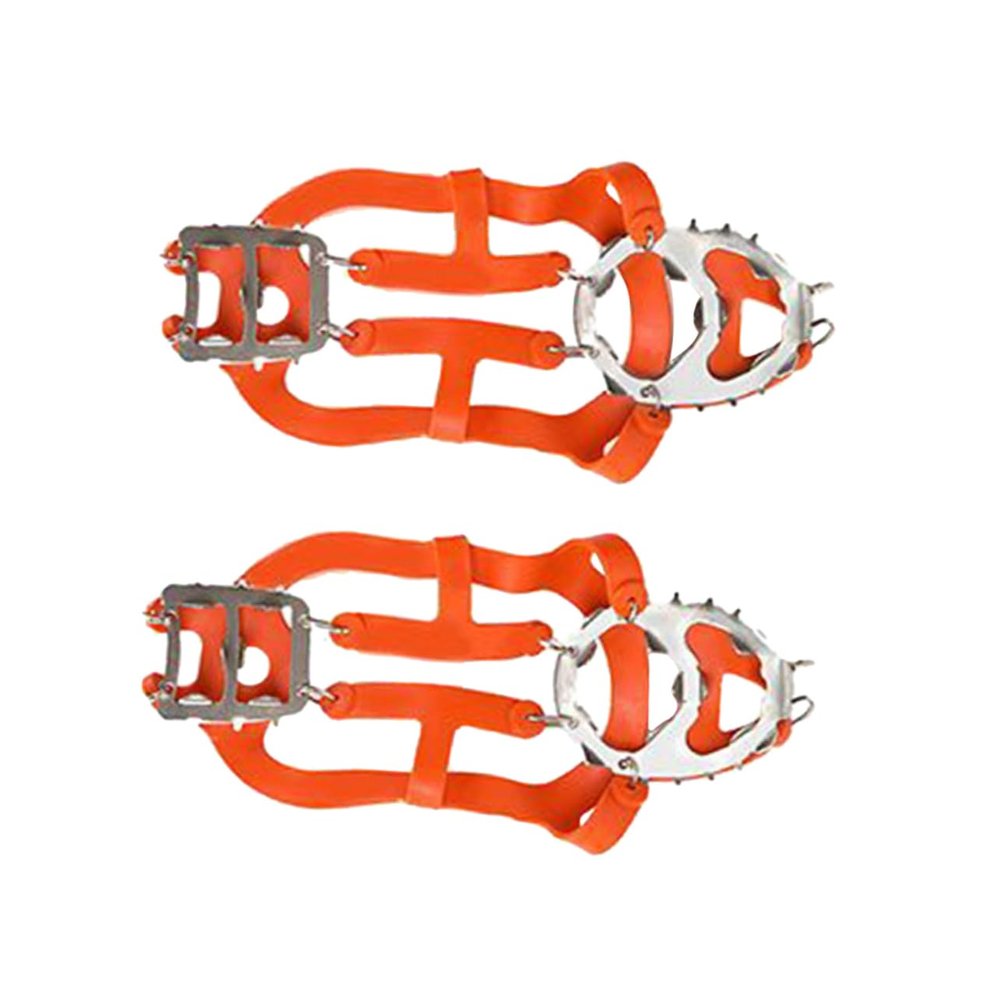 DEARMAMY Ice Cleat Spikes for Snow Ice Shoes Teeth Crampons Boots Grips Boys and Girls Adults Outdoor Climbing Hiking