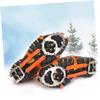 DEARMAMY Ice Cleat Spikes for Snow Ice Shoes Teeth Crampons Boots Grips Boys and Girls Adults Outdoor Climbing Hiking view 2