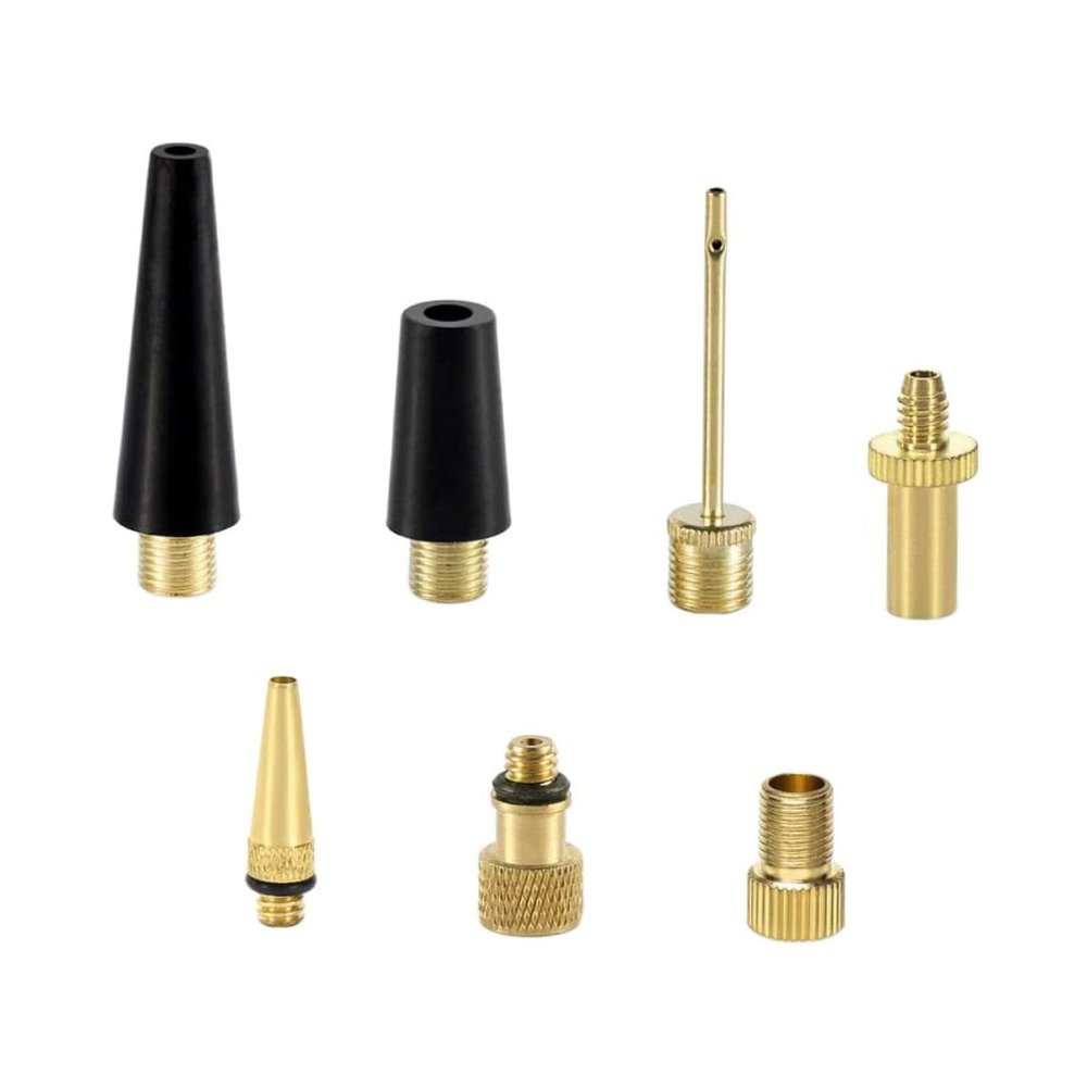 LALADEFIEE Bicycle Pump Accessories Air Pump for Bike Tires Inflation Supplies Inflatable Head Kit Bike Adaptor Tire Adapter Standard Needle