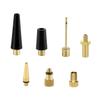LALADEFIEE Bicycle Pump Accessories Air Pump for Bike Tires Inflation Supplies Inflatable Head Kit Bike Adaptor Tire Adapter Standard Needle view 1