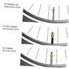 LALADEFIEE Bicycle Pump Accessories Air Pump for Bike Tires Inflation Supplies Inflatable Head Kit Bike Adaptor Tire Adapter Standard Needle view 2