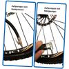 LALADEFIEE Bicycle Pump Accessories Air Pump for Bike Tires Inflation Supplies Inflatable Head Kit Bike Adaptor Tire Adapter Standard Needle view 4