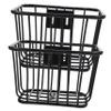 BRIGHTFUFU 2pcs Bike Basket Metal Rear Basket Bike for Cycling Detachable Handlebar view 1