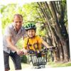 BRIGHTFUFU 2pcs Bike Basket Metal Rear Basket Bike for Cycling Detachable Handlebar view 3