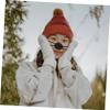 GOOHOCHY Nose Cover Warmer Hand-crocheted Winter Nose Protector Comfortable Outdoor Activities for Teens and Adults view 3