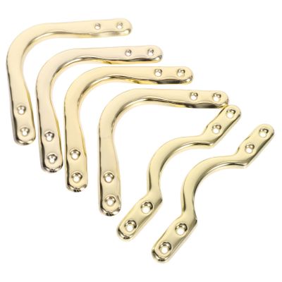 BCOATH 6pcs Billiard Table Corner Iron Rack for Snooker Net Bag Fixator for Pool Table Pockets Easy Installation for Home and Clubs