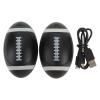 Rechargeable Hand Warmer Double Sided 3 Heating Levels Ergonomic Rugby Ball Shaped Portable Magnetic Handwarmers Black view 1